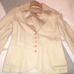 Joie leather blazer